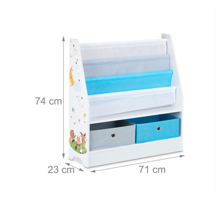 B2X scatola portaoggetti a 4 scomparti  