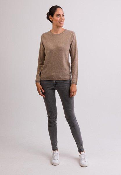 CASH-MERE.CH  Bio Kaschmir Rundhals Pullover 