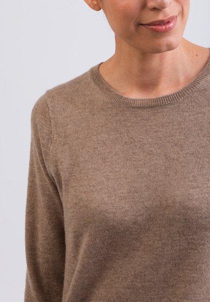 CASH-MERE.CH  Bio Kaschmir Rundhals Pullover 