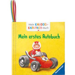 Mein Knuddel-Knautsch-Buch: Mein erstes Autobuch; weiches Stoffbuch, waschbares Badebuch, Babyspielzeug ab 6 Monate Baumann, Stephan (Illustrationen) Gebundene Ausgabe 