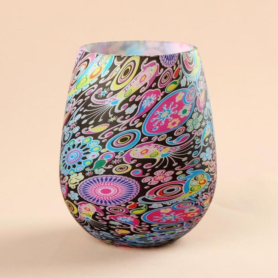 eStore Verre à boire en silicone avec motif - Floral  