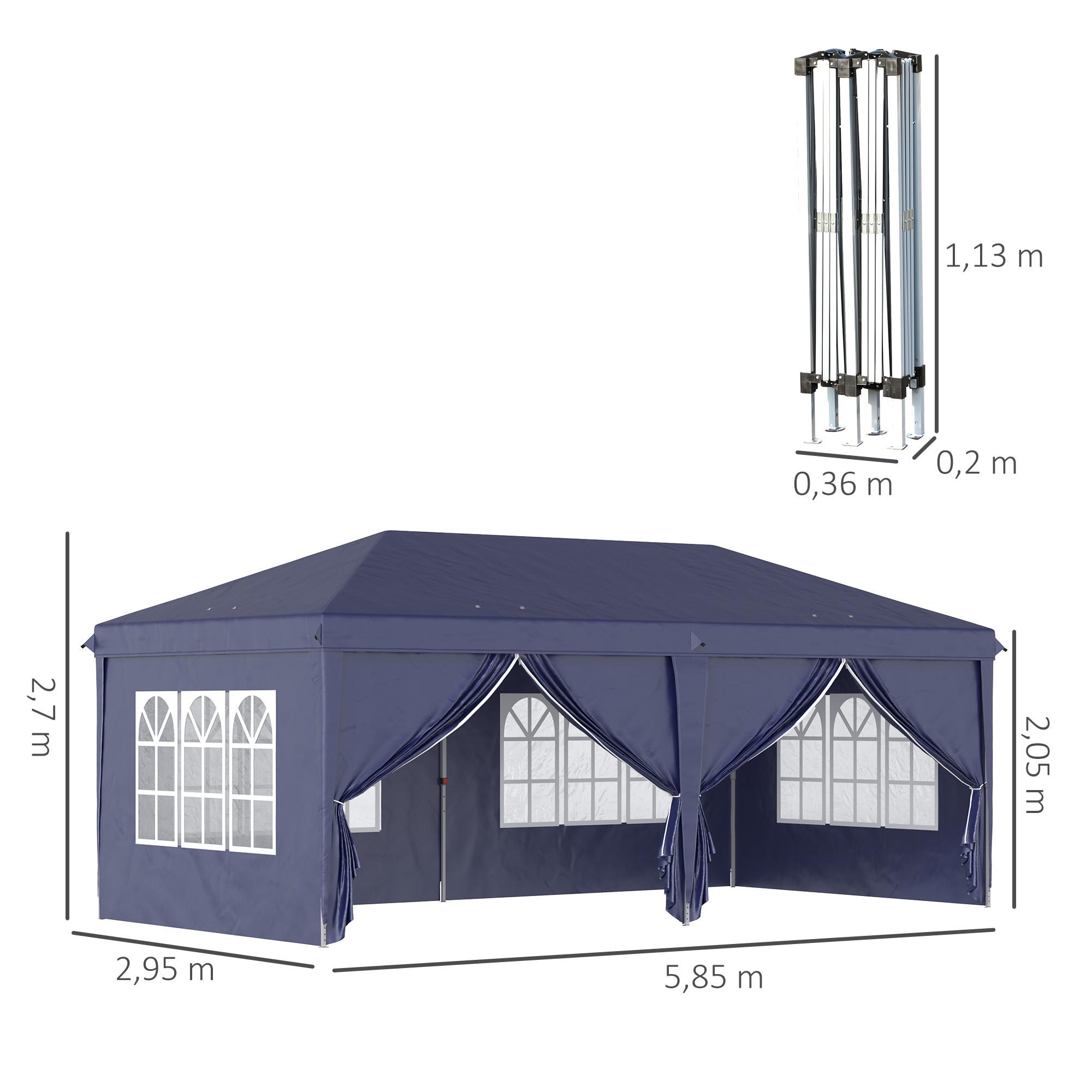 Outsunny Gazébo pliant  