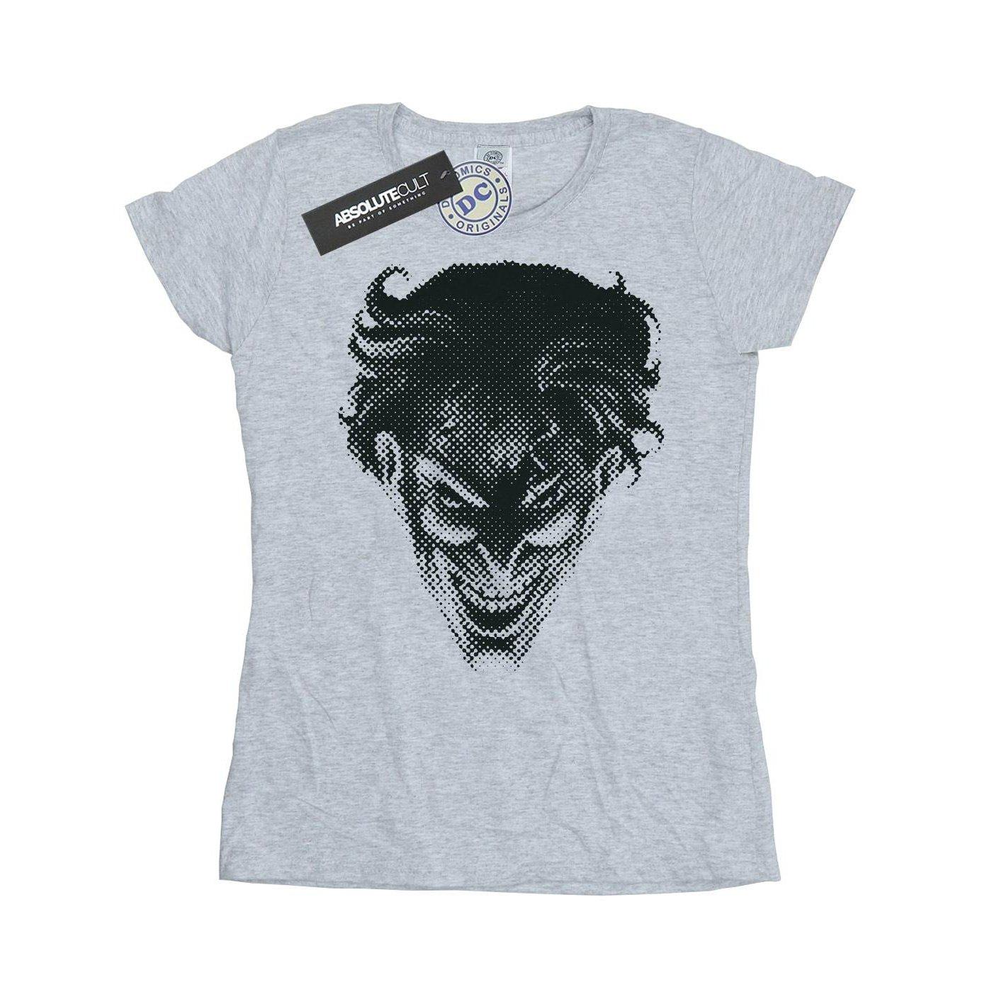 Image of The Joker Spot Face Tshirt Damen Grau L
