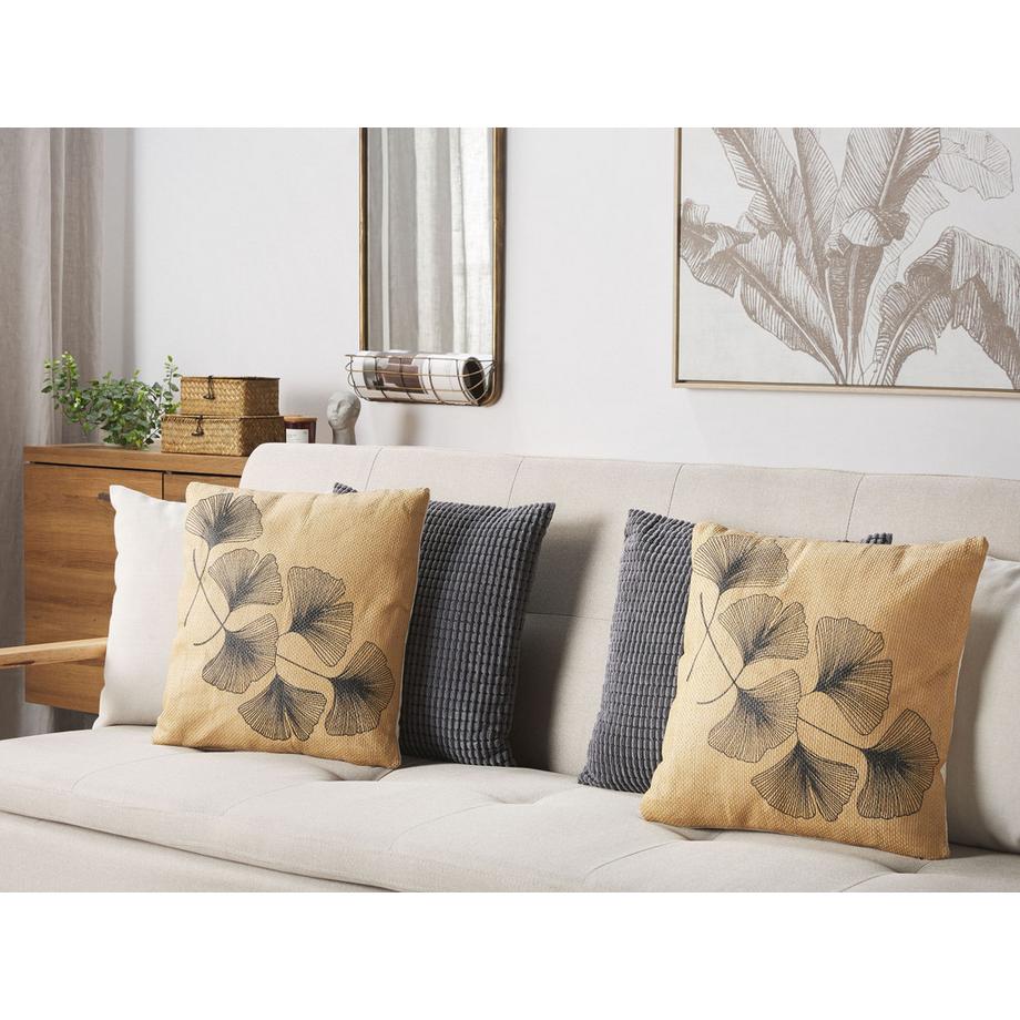 Beliani Set di 2 cuscini en Poliestere  WAKAD  