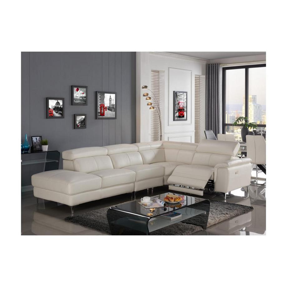 Vente-unique Table basse Verre trempéTablette he laquée KELLY  