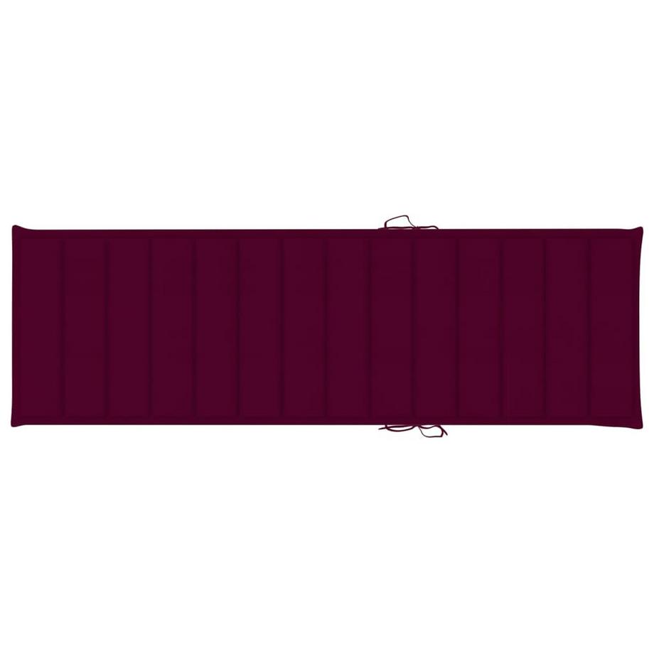 VidaXL Chaise longue bois d'acacia  