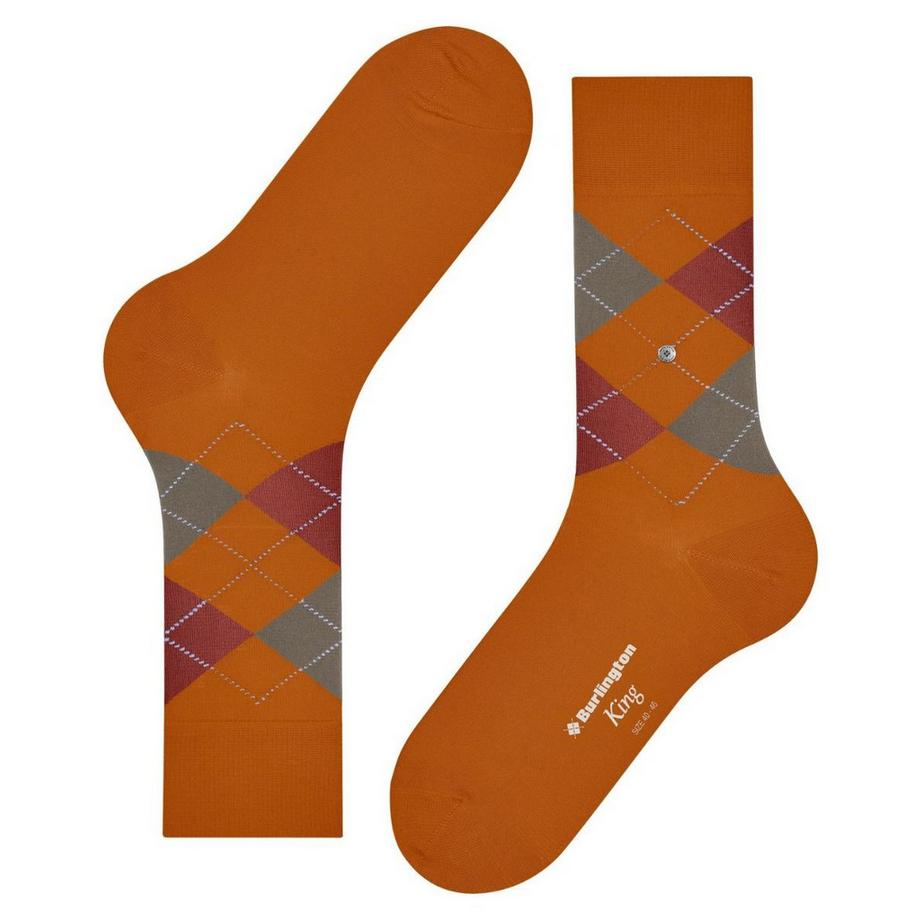 Burlington King Argyle Socken  