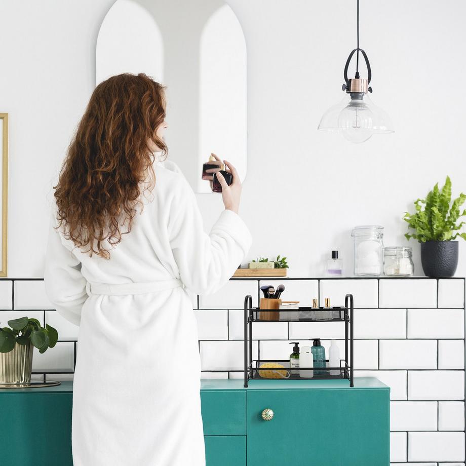 B2X  Gewürzregal mit 2 Metallböden 