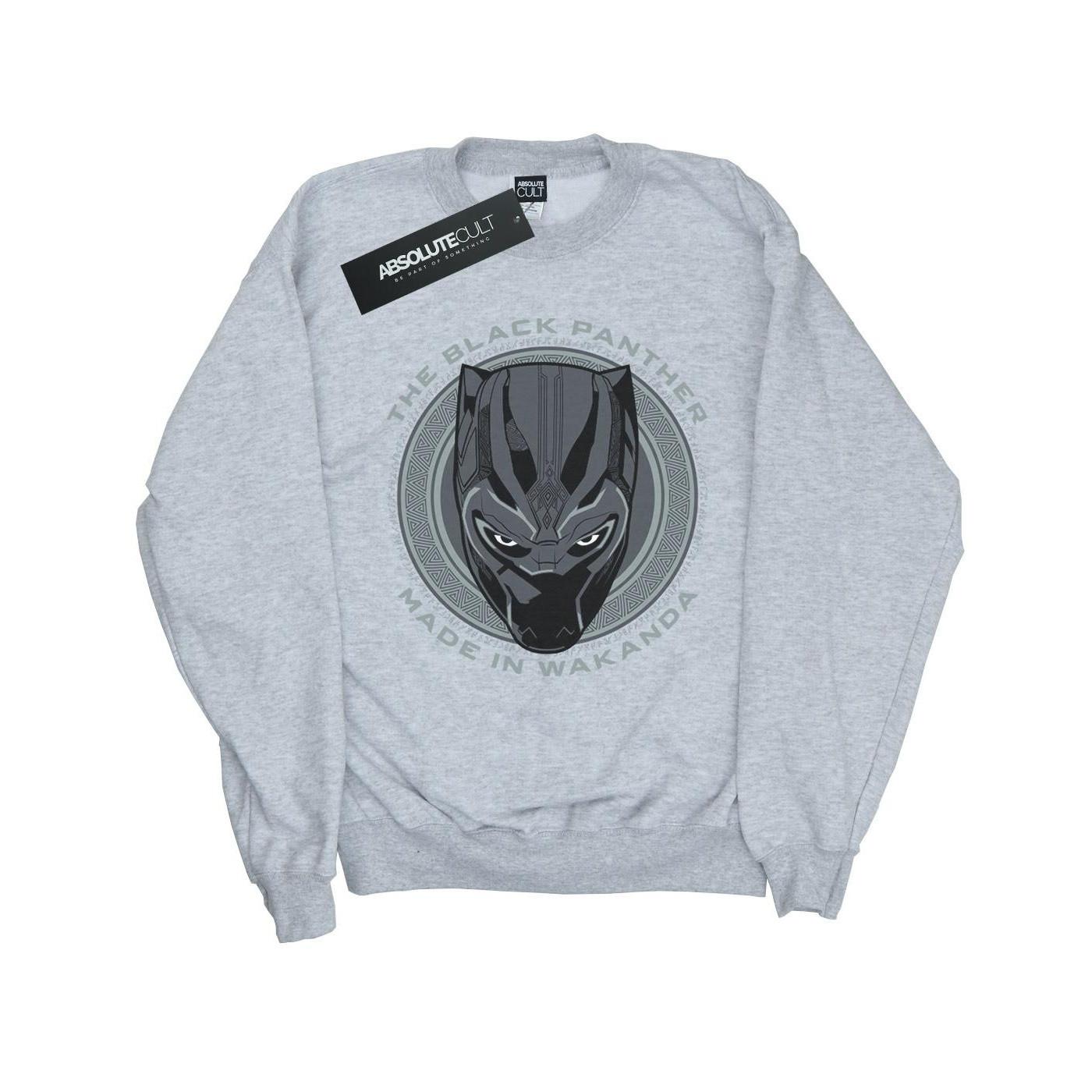 Image of Black Panther Made In Wakanda Sweatshirt Jungen Grau 128