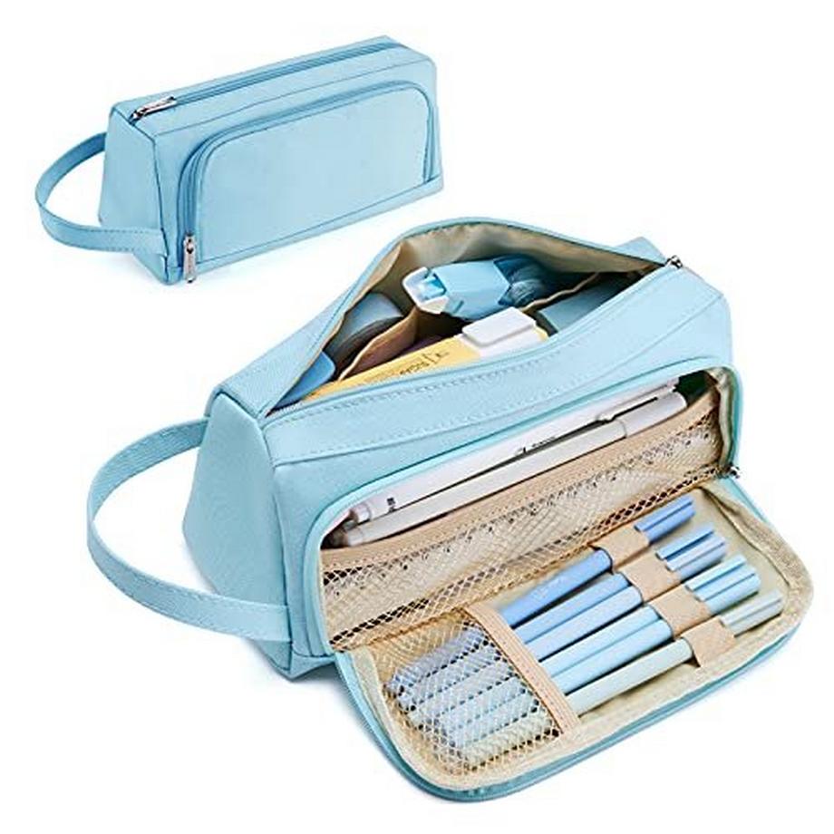 Only-bags.store  Federmäppchen, Etui Große Kapazität 2 Fach Federtaschen Unisex Mäppchen Stiftetasche Bleistift 
