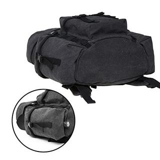Only-bags.store Canvas Retro Jagd Wanderrucksack mit 14 Zoll Laptopfach  