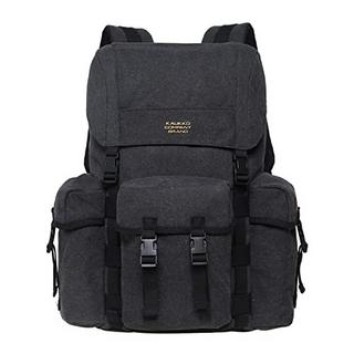 Only-bags.store Canvas Retro Jagd Wanderrucksack mit 14 Zoll Laptopfach  