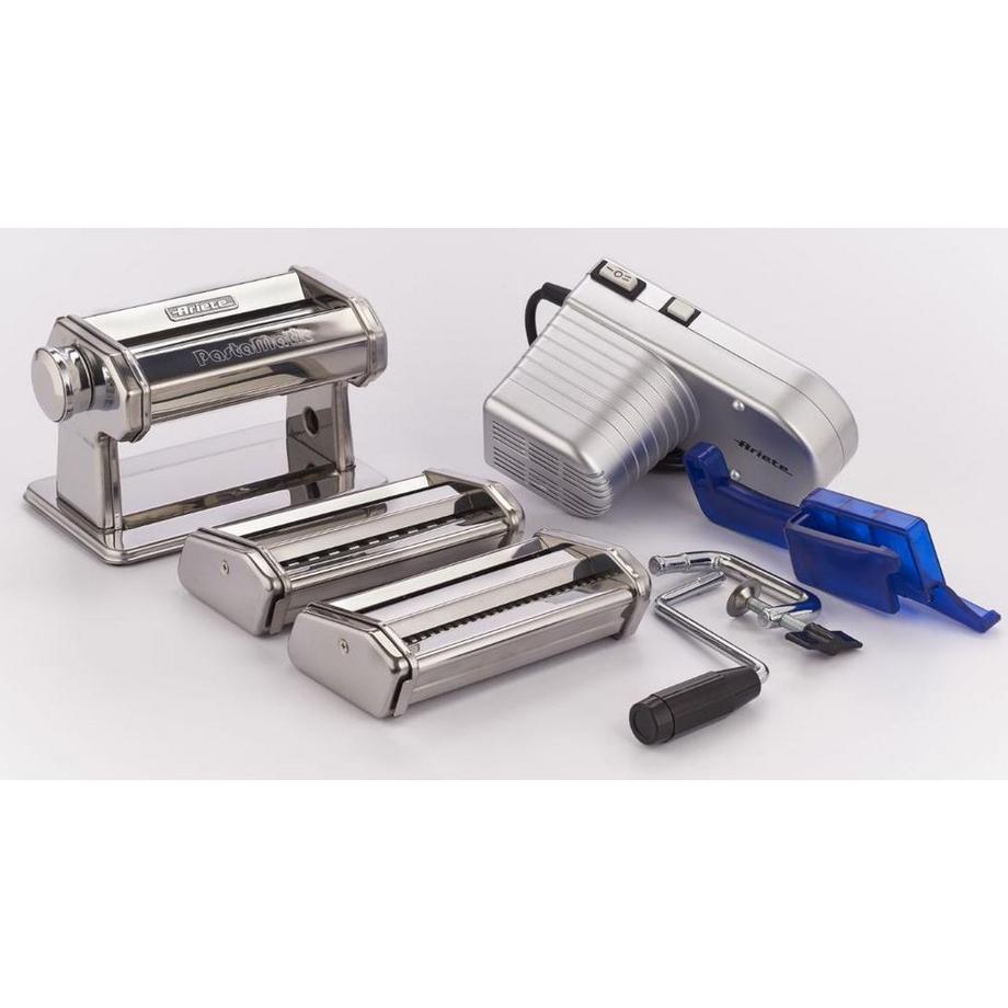 Ariete  Ariete Pastamatic 1593 - Macchina per pasta fatta in casa elettrica - Sfogliatrice elettrica lasagne, fettuccine, pappardelle, tagliatelle, tagliolini 