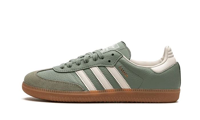 Image of adidas Samba Og Silver Green Herren Olivegrün 40