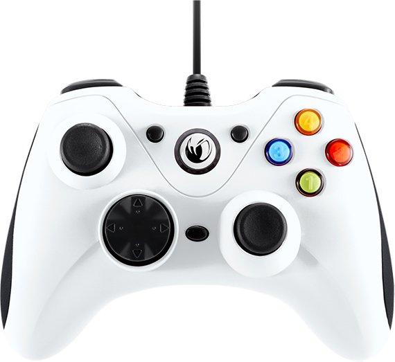 Image of PCGC-100WHITE Gaming-Controller Weiß USB Gamepad Analog / Digital PC