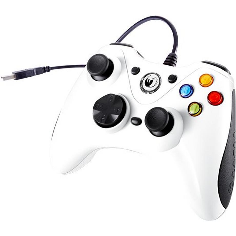 nacon  PCGC-100WHITE Gaming-Controller Weiß USB Gamepad Analog / Digital PC 