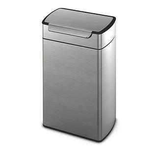 KAISER+KRAFT Collecteur de déchets Touch, capacité 40 l, inox mat.  