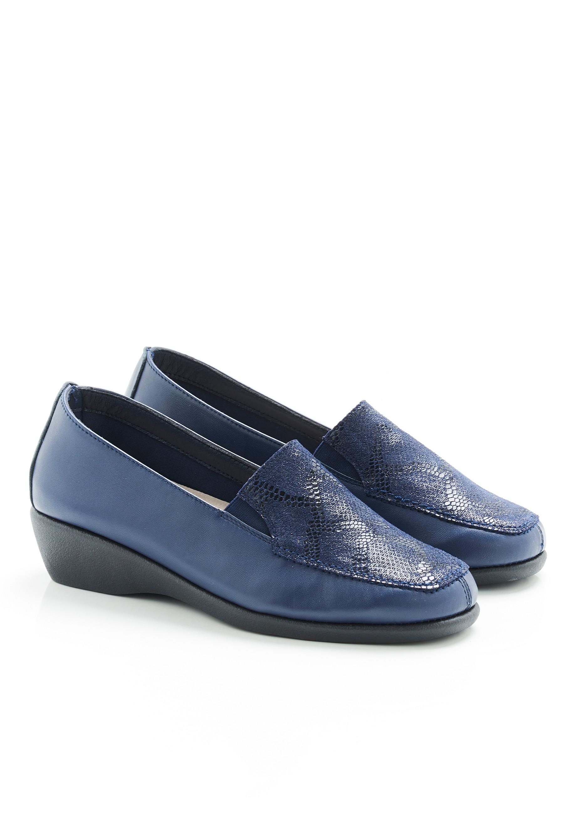 Image of Schmiegsame Mokassins. Damen Blau 42