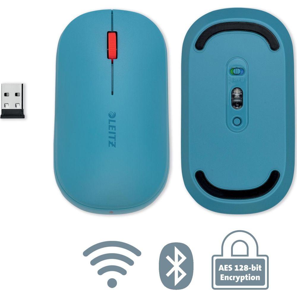 Leitz  Cosy mouse Ufficio Ambidestro RF senza fili + Bluetooth 4000 DPI 