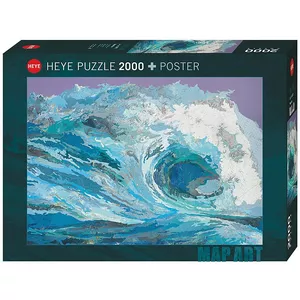Puzzle Map Wave (2000Teile)