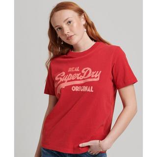 Superdry  T-shirt en coton bio femme  Vintage Logo Scripted Coll 