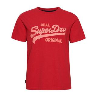 Superdry  T-shirt en coton bio femme  Vintage Logo Scripted Coll 