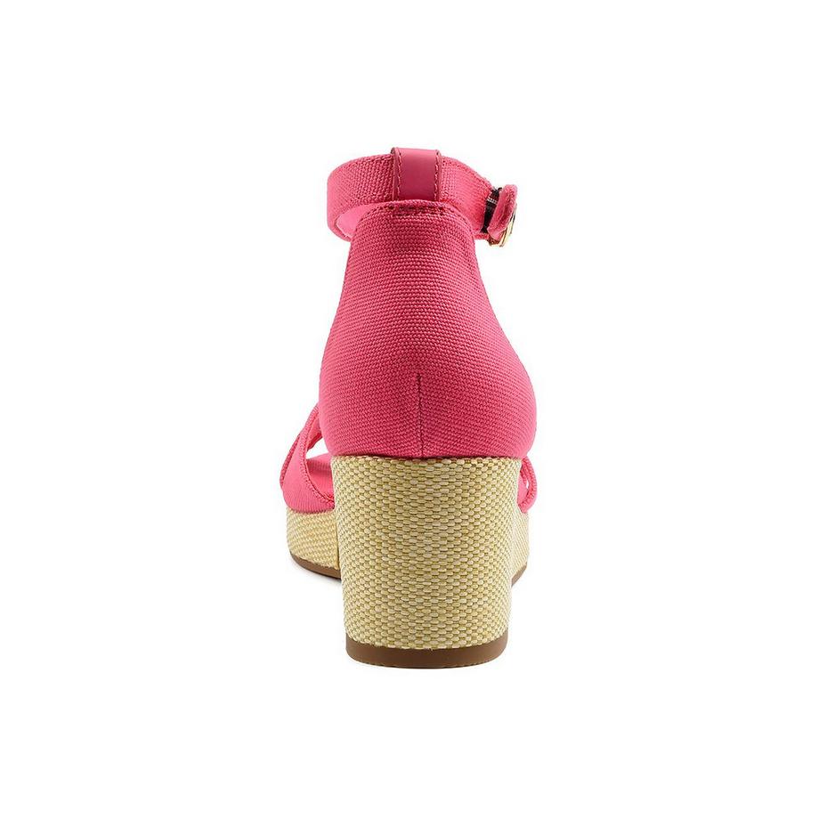 TOMMY HILFIGER Flag Criss-Cross Mid Wedge Espadrille  