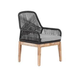 Beliani Salle à manger de jardin avec chaises en Fibre-ciment Industriel OLBIA  