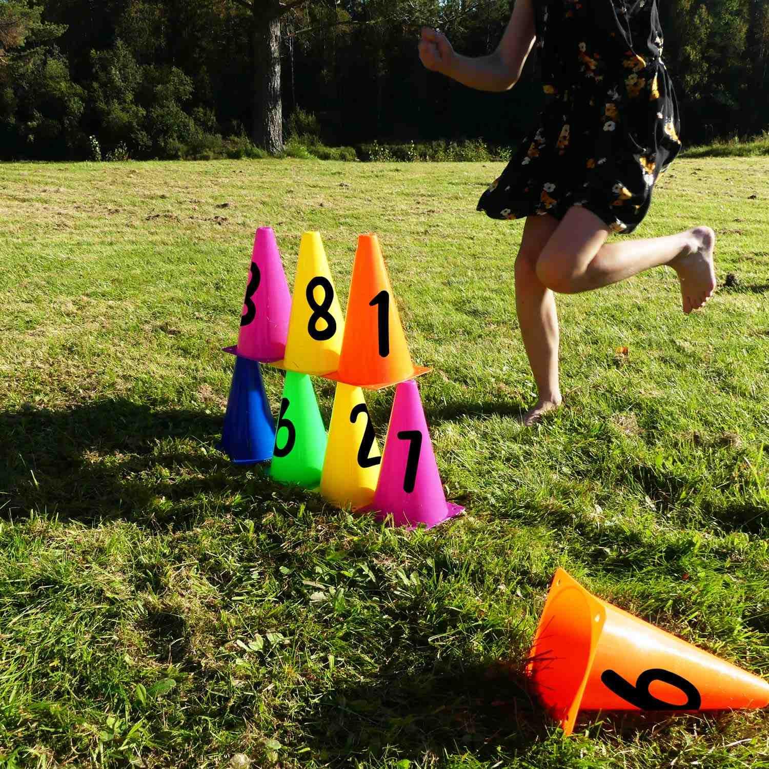 SportMe  Cônes numérotés 23 cm - Set 1-10 