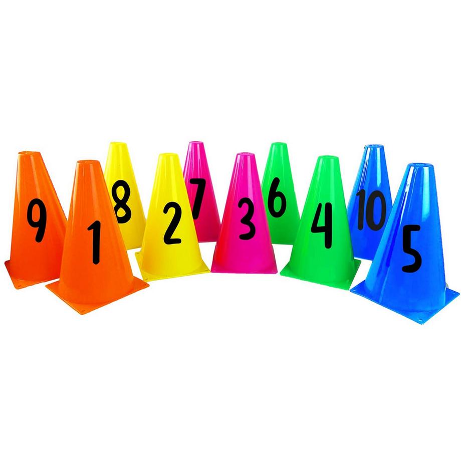 Zahlenkegel 23 cm - Set 1-10