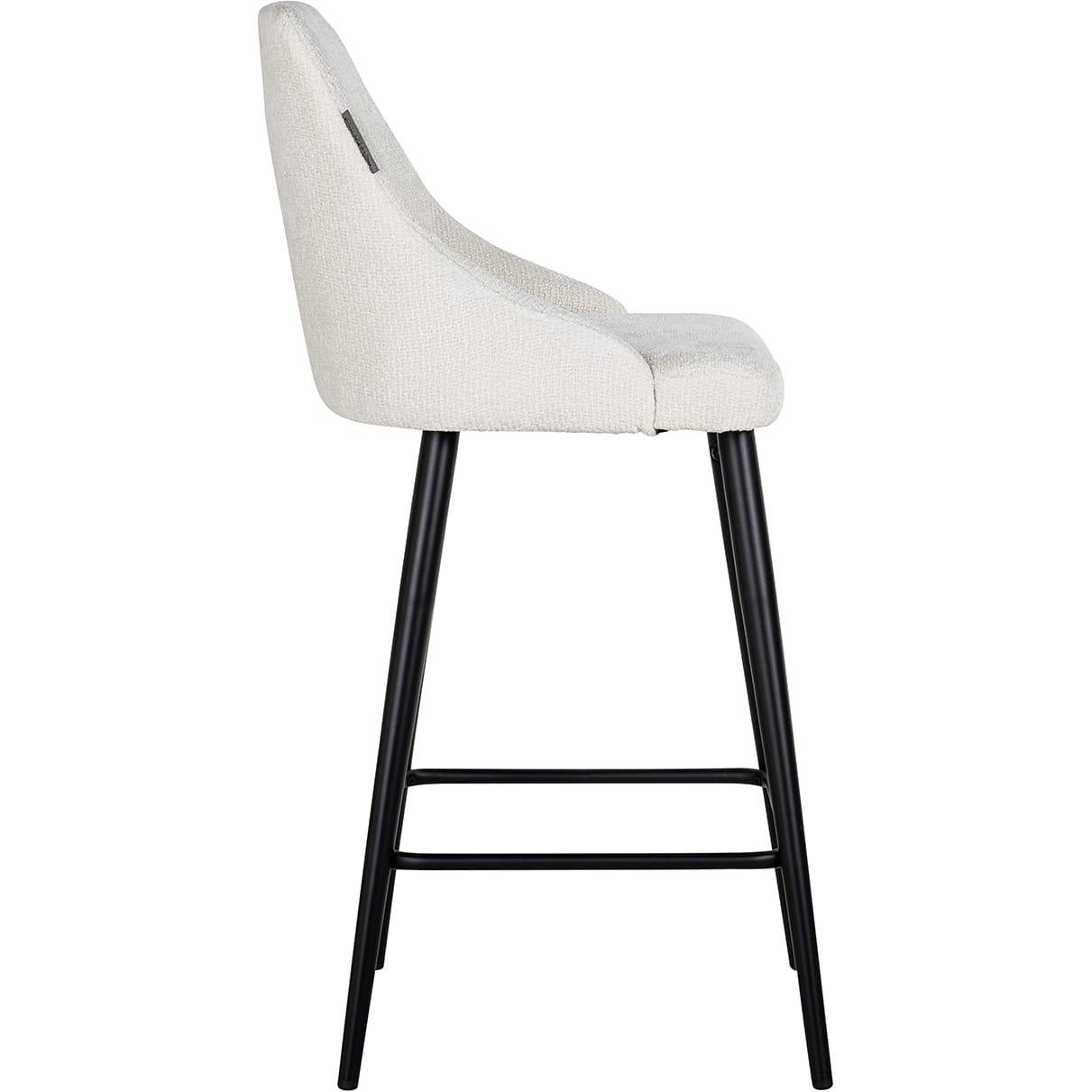 mutoni Chaise de bar Brooke blanche 98 (lot de 2)  