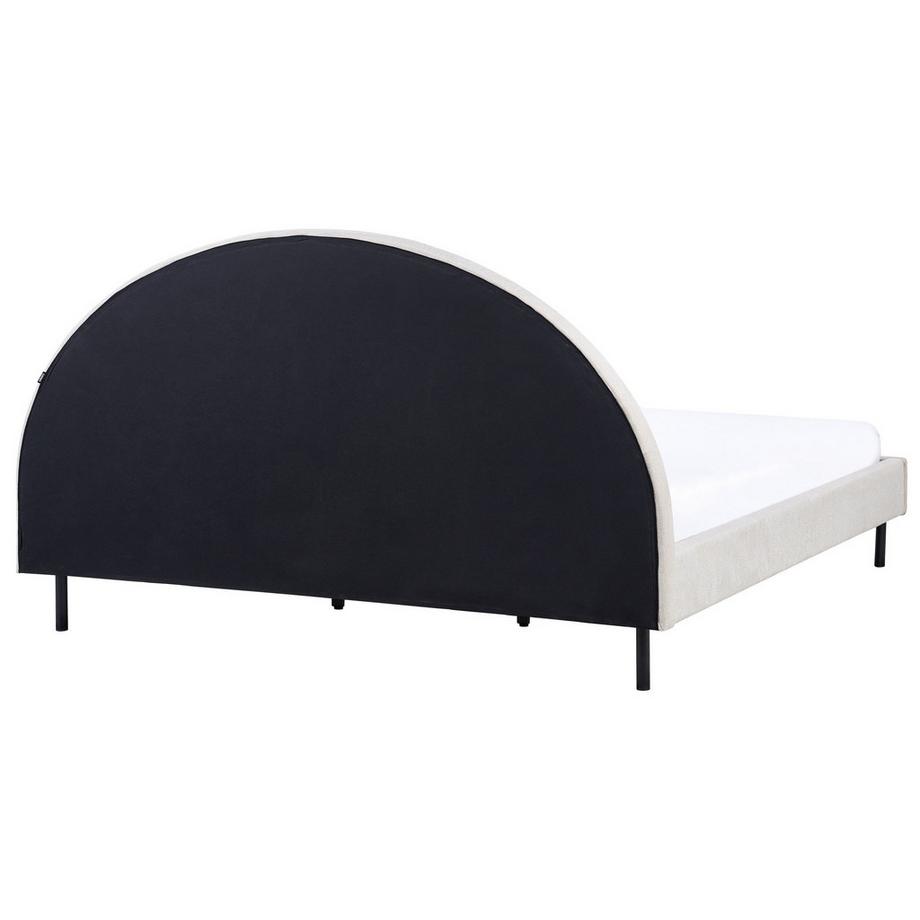 Beliani Letto en Tessuto Retrò MARGUT  