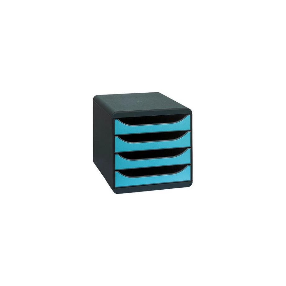 Exacompta Schubladenbox Big Box, 4 offene Schubladen, Iderama  