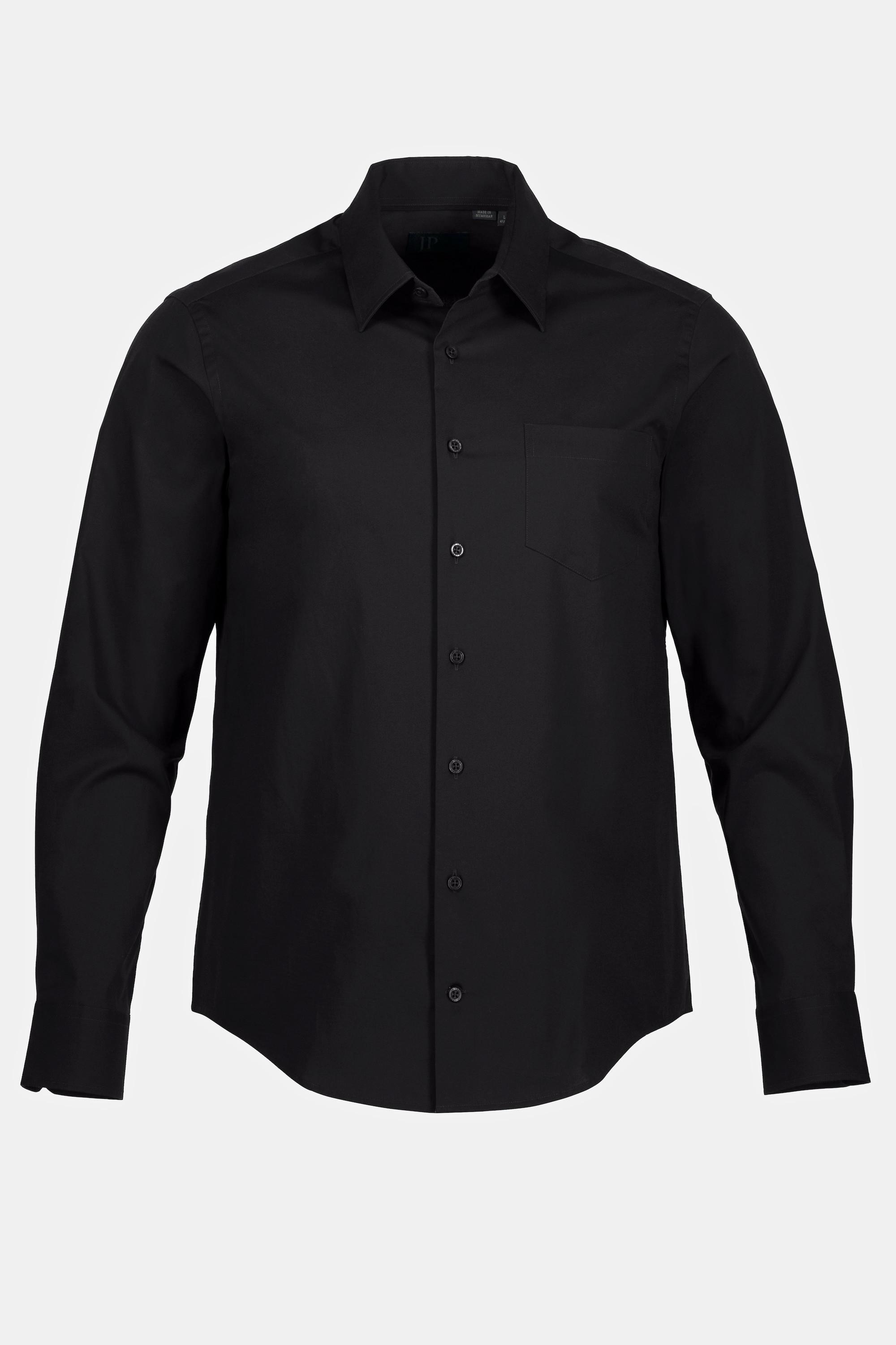 JP1880  Camicia basic dalla vestibilità moderna con FLEXNAMIC® e colletto ad apertura inglese 