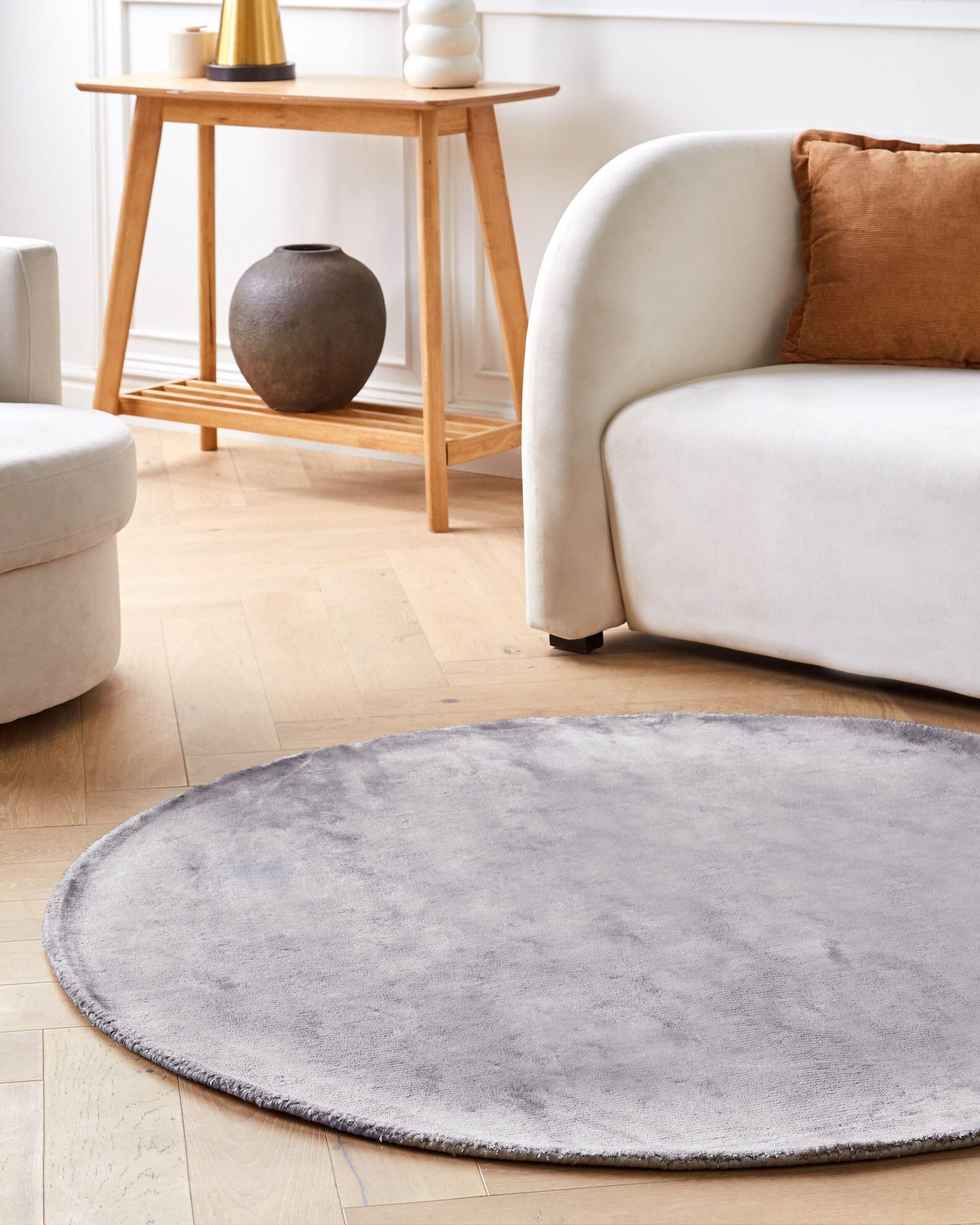 Beliani Tapis en Soie artificielle Scandinave GESI II  