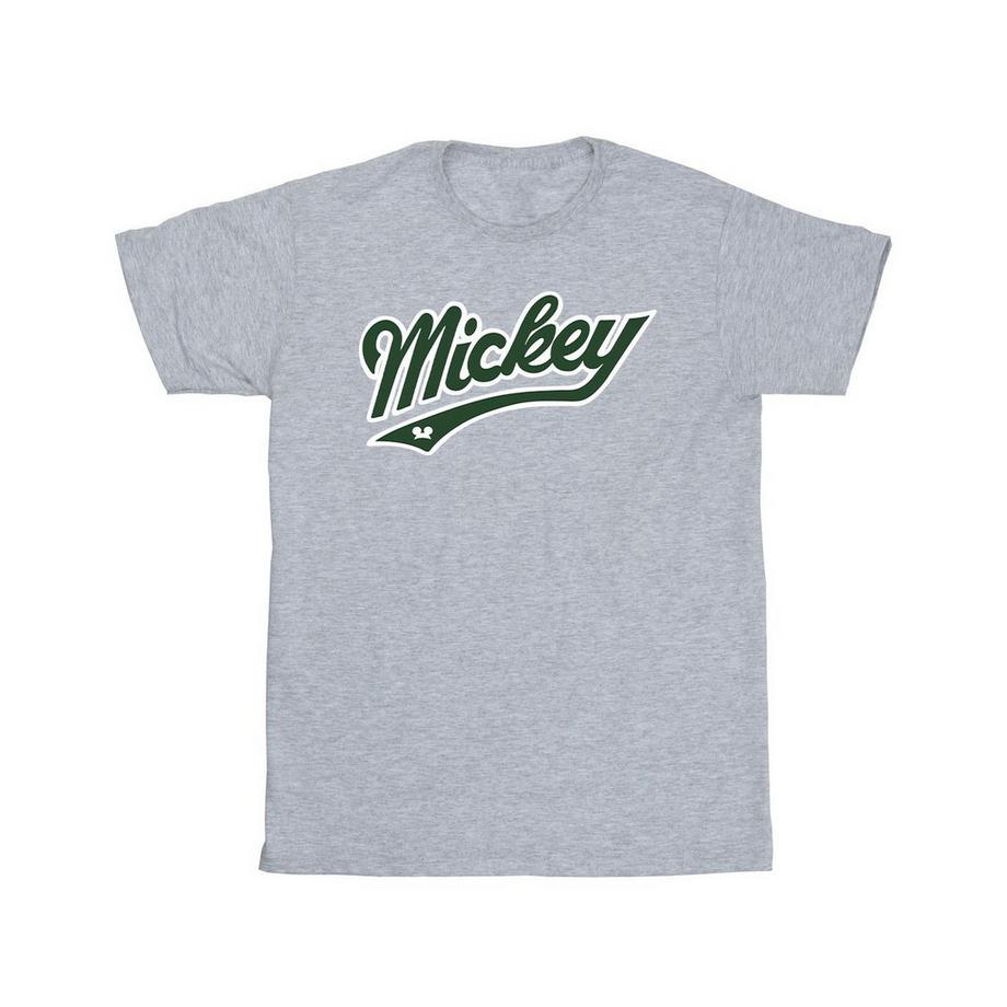 Disney Mickey Bedrucktes Kurzarm T-Shirt  