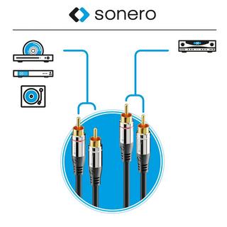 sonero  Audio-Kabel Cinch - Cinch 10 m 