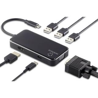 Renkforce  Renkforce Station d'accueil pour PC portable USB-C® 