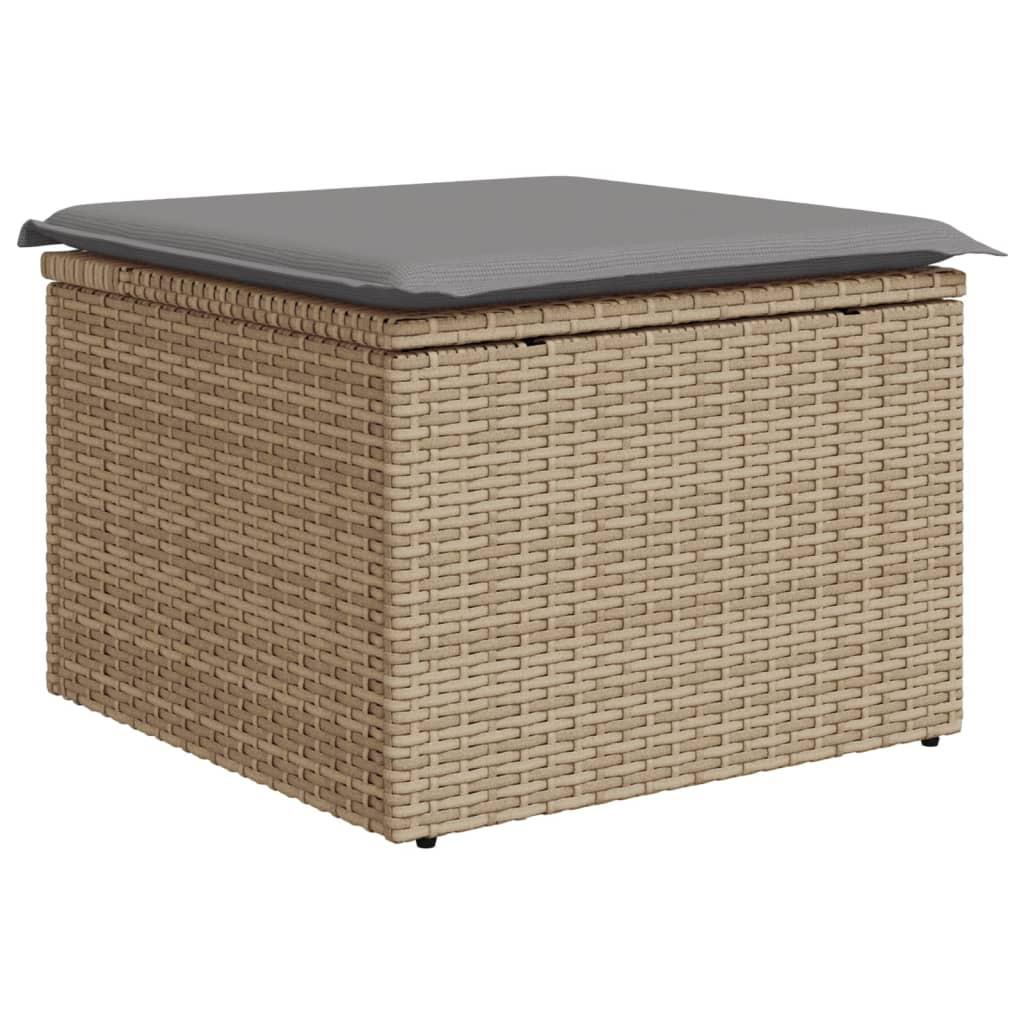 Image of Gartenhocker Poly-rattan Unisex Beige ONE SIZE
