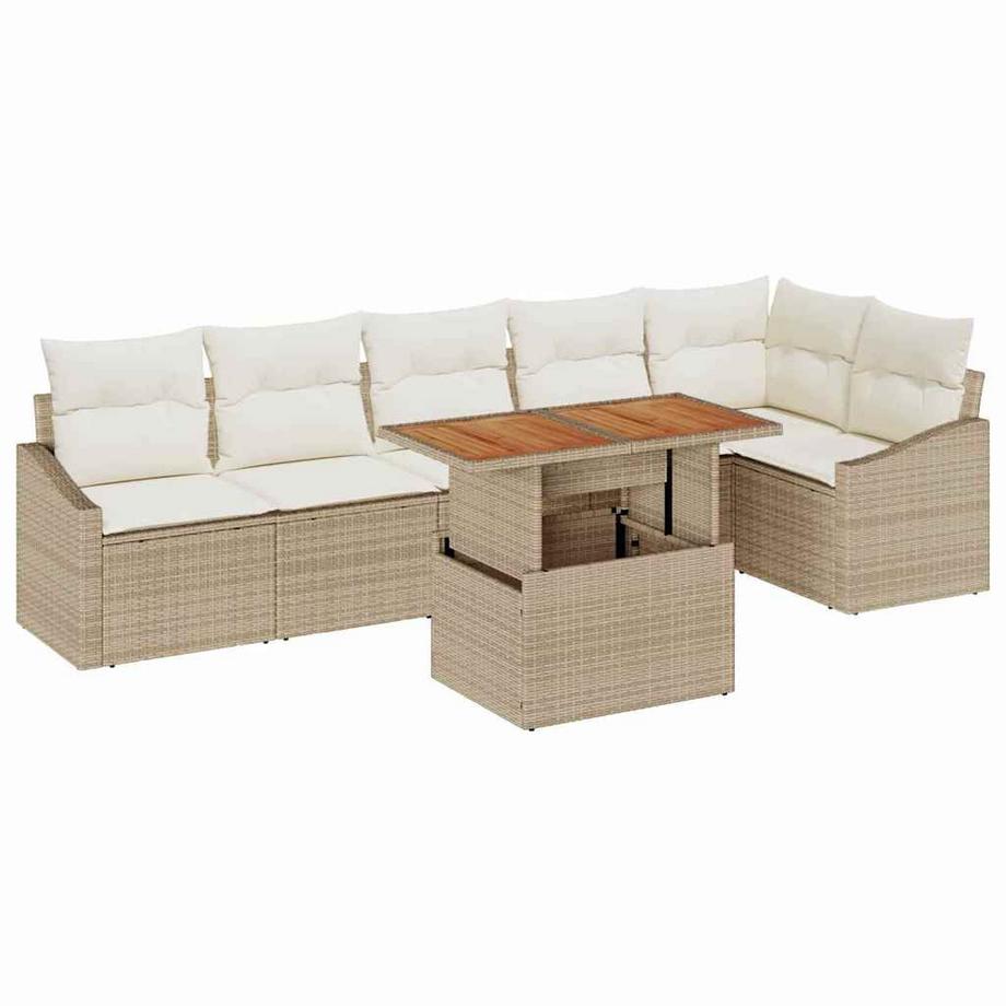 Set Divano da Giardino Polyrattan