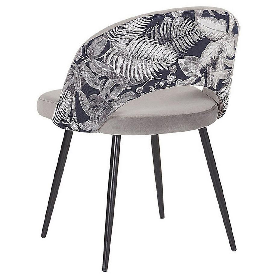 Beliani Set di 2 sedie da pranzo en Velluto Glamour VIVIAN  