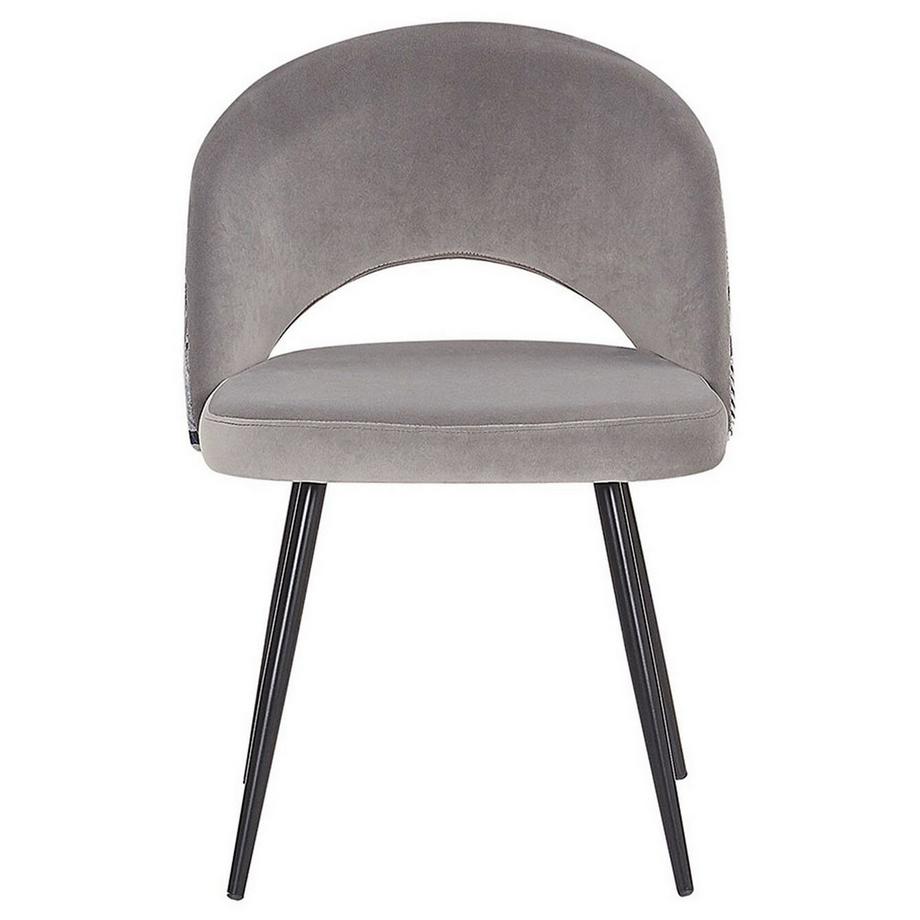 Beliani Set di 2 sedie da pranzo en Velluto Glamour VIVIAN  