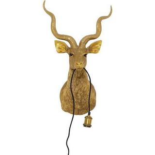 KARE Design Wandleuchte Animal Goat gold 45x74  
