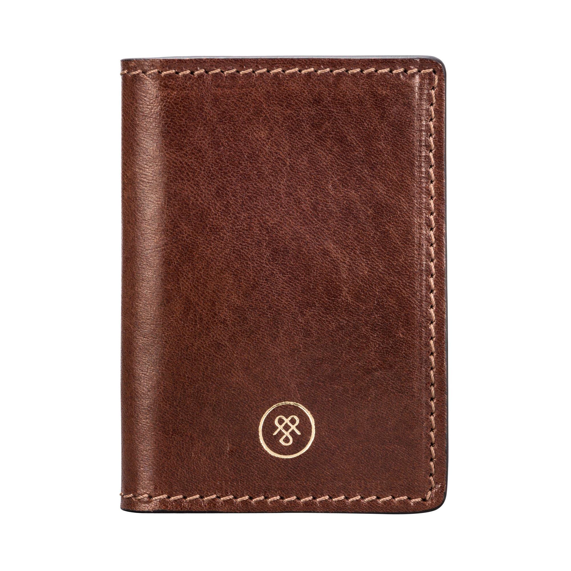 Image of Vallata - Leder Scheckkartenhalter Damen Tan ONE SIZE