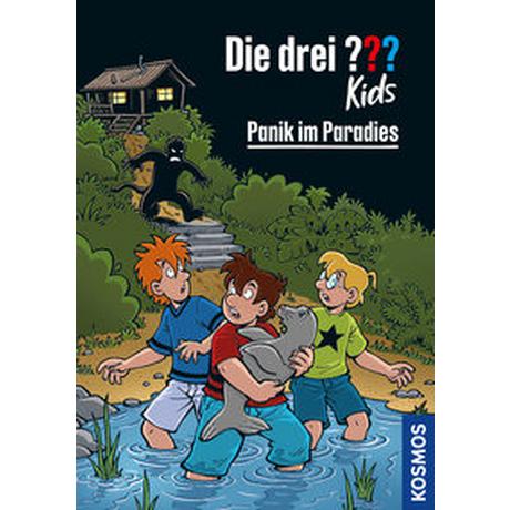 Die drei ??? Kids, 1, Panik im Paradies Blanck, Ulf; Smialkowski, Udo (Illustrationen) Copertina rigida 