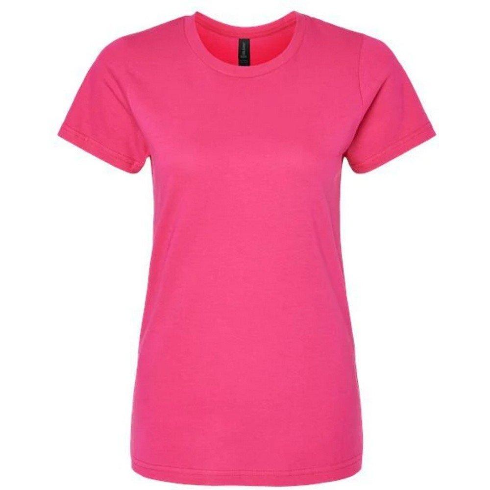 Image of Softstyle Tshirt Damen Dunkelrosa M