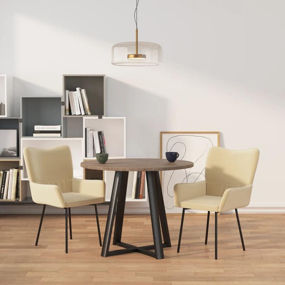 VidaXL sedia da pranzo Velluto  