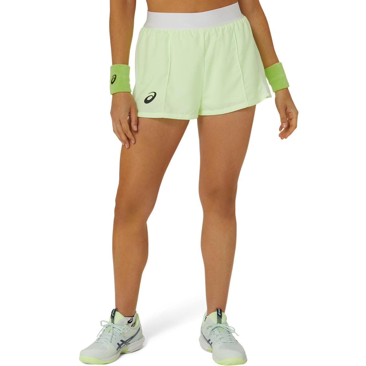 asics  Match Short Femme Illuminate Jaune 