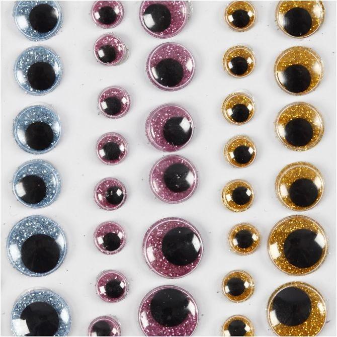 Image of 29061 Dekorativer Aufkleber Kunststoff Blau, Gold, Rot 54 Stück(e) Rot Bunt