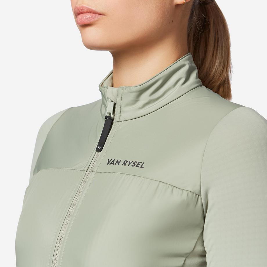 VAN RYSEL  Maillot vélo route manches longues mi-saison femme - EDR 